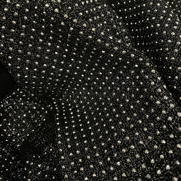 Vici Disco Doll Black Rhinestone Set NYE Look - Picture 5 of 7